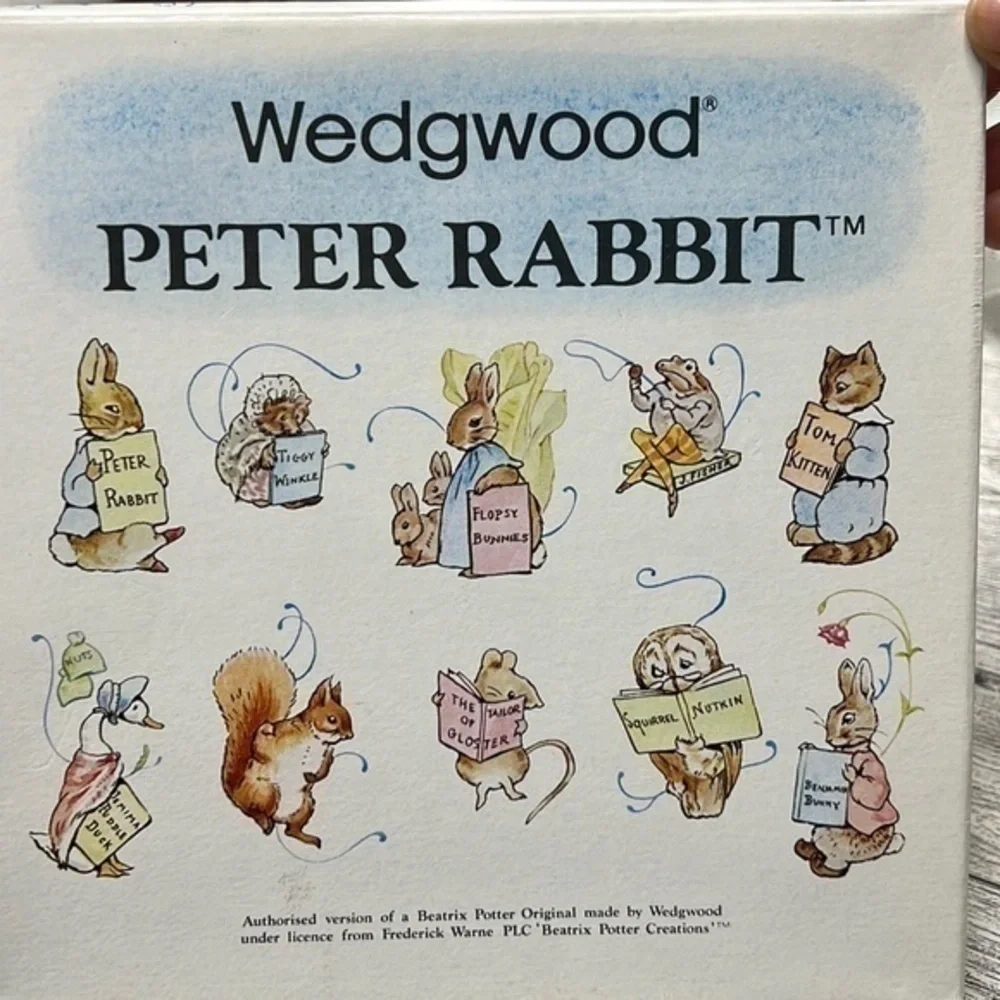 Wedgwood Beatrix Potter Peter Rabbit 7” Plate Number 48 in Original Box
